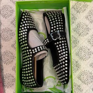 Sam Edelman Black Studded Flats